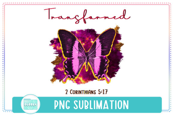 Christian Transformed Sublimation Graphics for Crafts