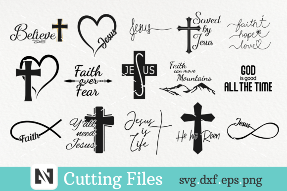 Faith SVG Bundle: Christian Graphics for Crafts