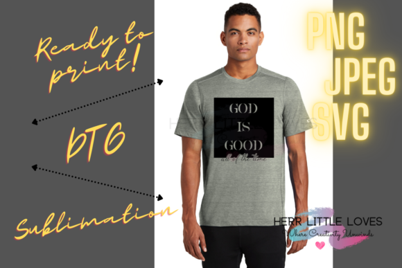 God is Good Christian SVG for Graphics and Crafts