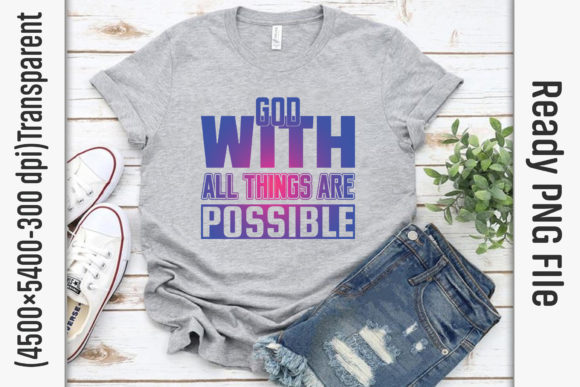 God With Christian Quotes SVG Graphics & Print Templates