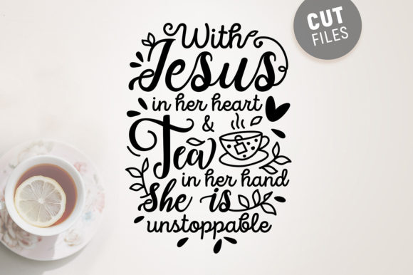 With Jesus & Tea: Graphics for Faith Crafts